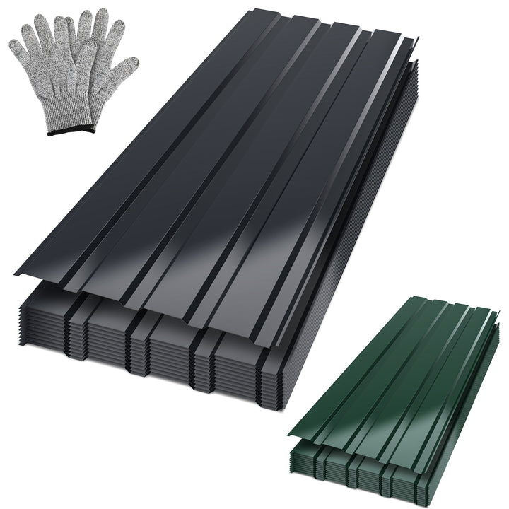 Sonnewelt Dachblech Trapezblech Metall 115cm x 45cm 12X