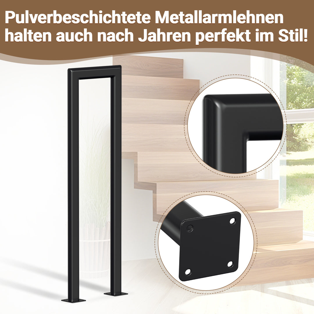 Sonnewelt Treppengeländer U-förmige Ellipsen Bodenmontage