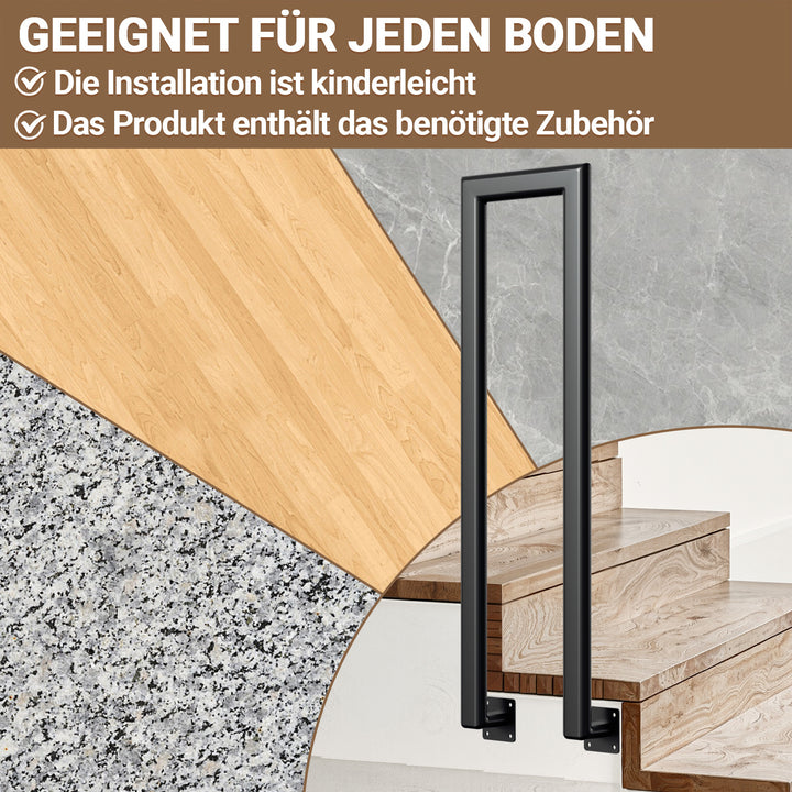 Sonnewelt Treppengeländer U-förmige Ellipsen Seitenmontage