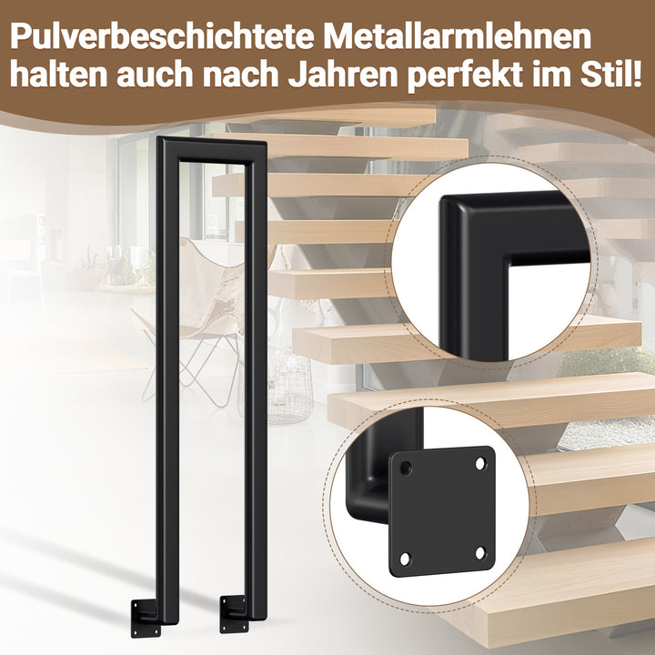 Sonnewelt Treppengeländer U-förmige Ellipsen Seitenmontage