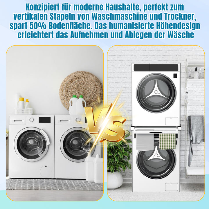 Sonnewelt Zwischenbaurahmen Waschmaschine Universal mit Ausziehbarer