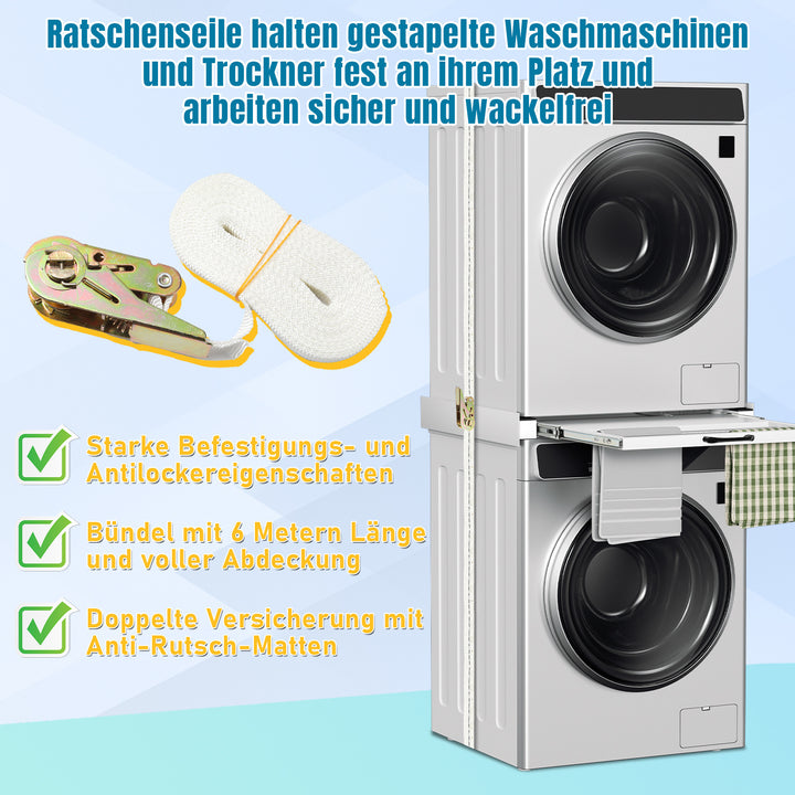 Sonnewelt Zwischenbaurahmen Waschmaschine Universal mit Ausziehbarer