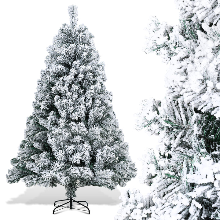 Sonnewelt Weihnachtsbaum Künstlich mit Schnee