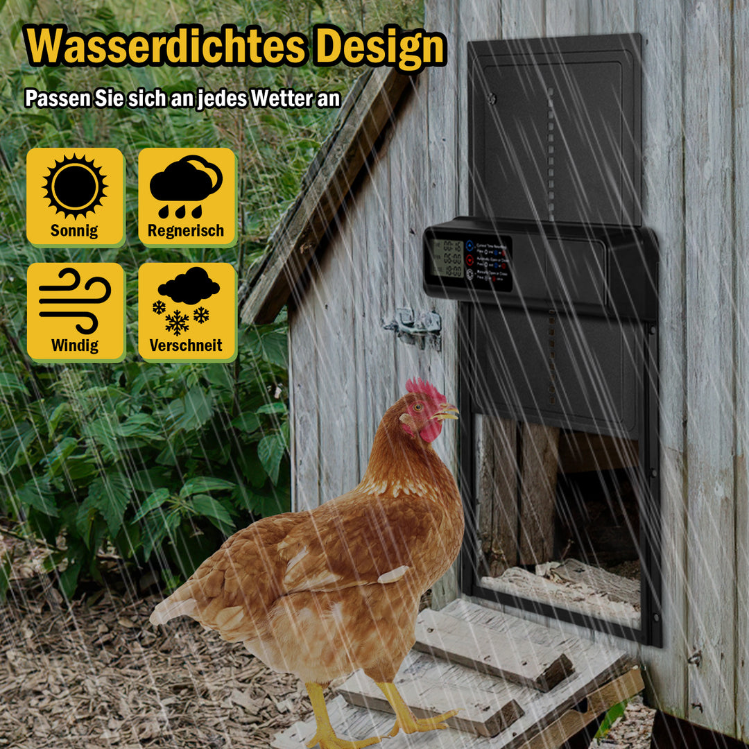 Sonnewelt Hühnerklappe Automatische Zeitschaltuhr