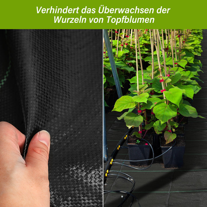 Sonnewelt Unkrautvlies Unkrautgewebe Bodengewebe Reißfestes