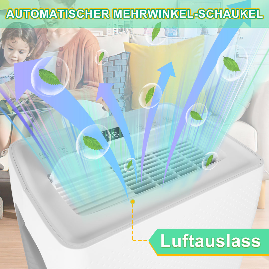 Sonnewelt Luftentfeuchter 26L mit Timerfunktion, Wäschetrockungsfunktion, Abtaufunktion