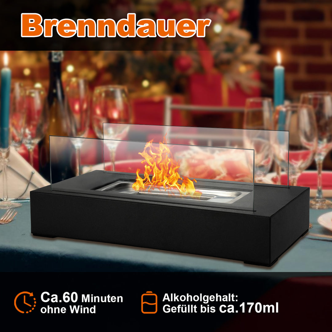 Sonnewelt Tischkamin Bio Ethanol Kamin 170ml
