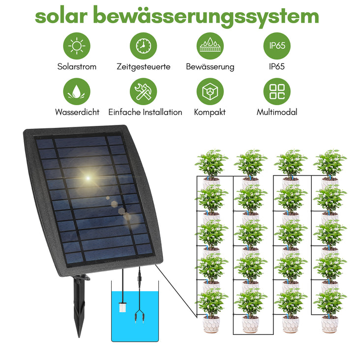 Sonnewelt Solar Bewässerungssystem Pflanzenbewässerung