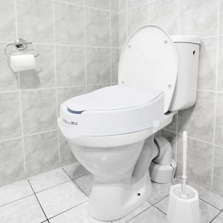 Sonnewelt Toilettensitzerhöhung 10 cm mit Deckel