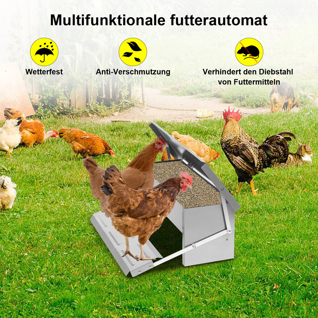 Sonnewelt Futterautomat Hühner Futterspender 5kg