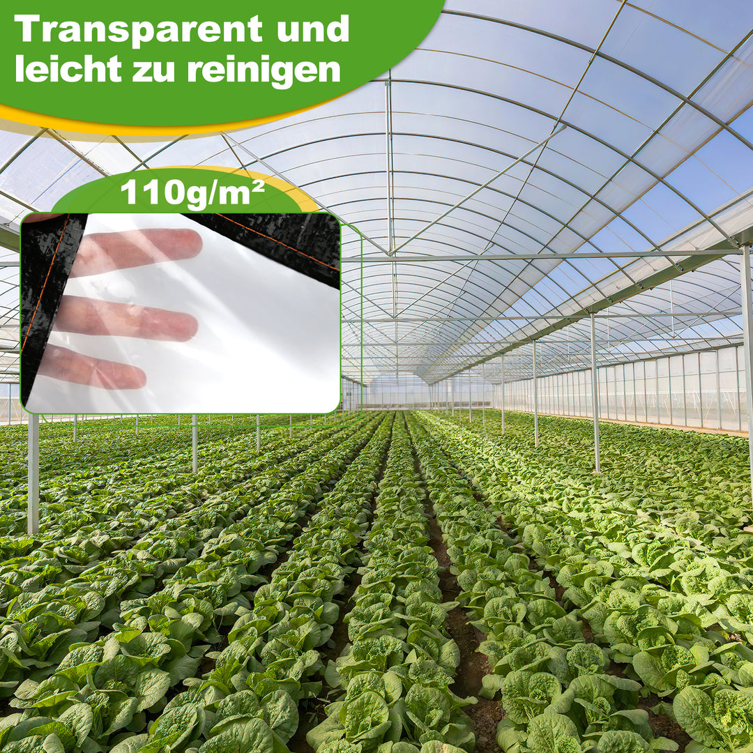 Sonnewelt Transparente Plane Wasserdichte mit ösen