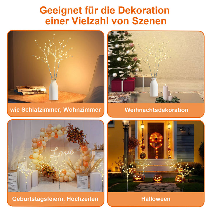 Sonnewelt Lichterbaum Weihnachtsdekoration Warmweiß