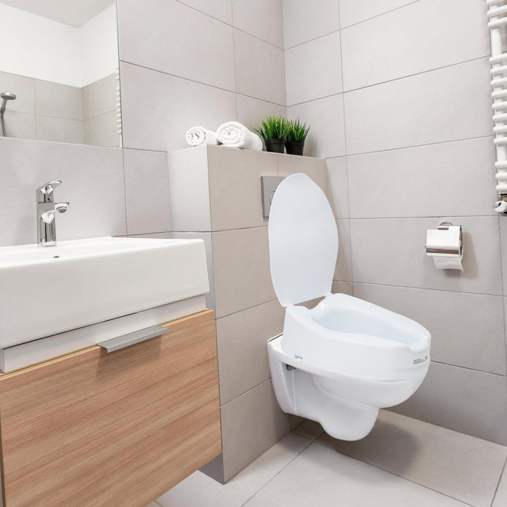 Sonnewelt Toilettensitzerhöhung 10 cm mit Deckel