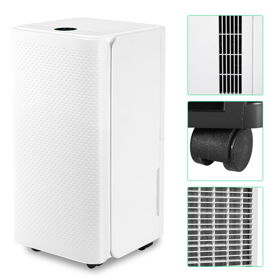 Sonnewelt Luftentfeuchter 16L mit Timerfunktion, Wäschetrockungsfunktion, Abtaufunktion