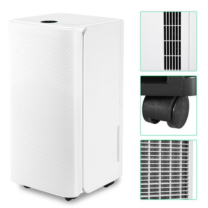 Sonnewelt Luftentfeuchter 16L mit Timerfunktion, Wäschetrockungsfunktion, Abtaufunktion