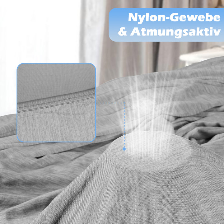 Sonnewelt Kühldecke Sommerdecke Doppelseitig Leichte mit Q-Max>0.45