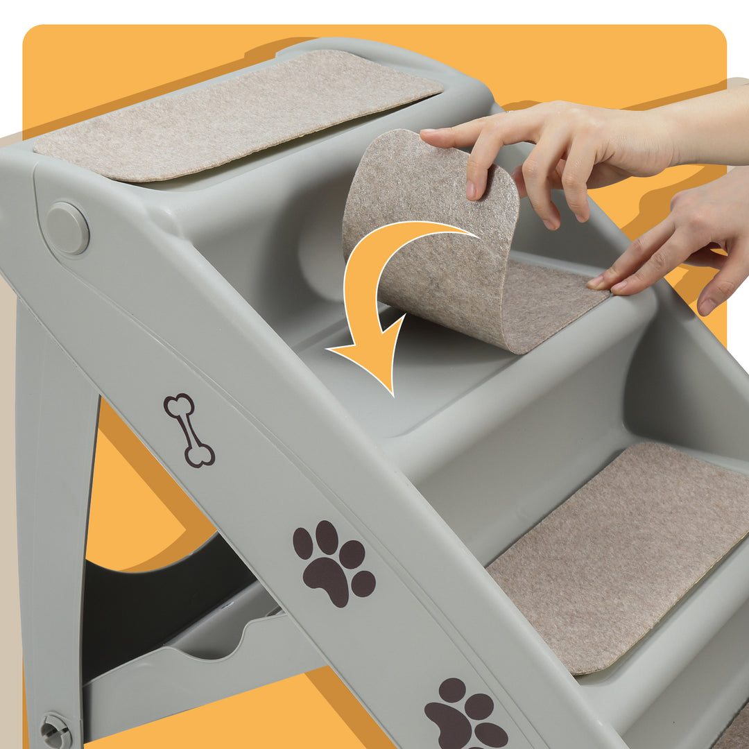 Sonnewelt Hundetreppe Hunderampe Klappbare Maximale Belastung 75kg