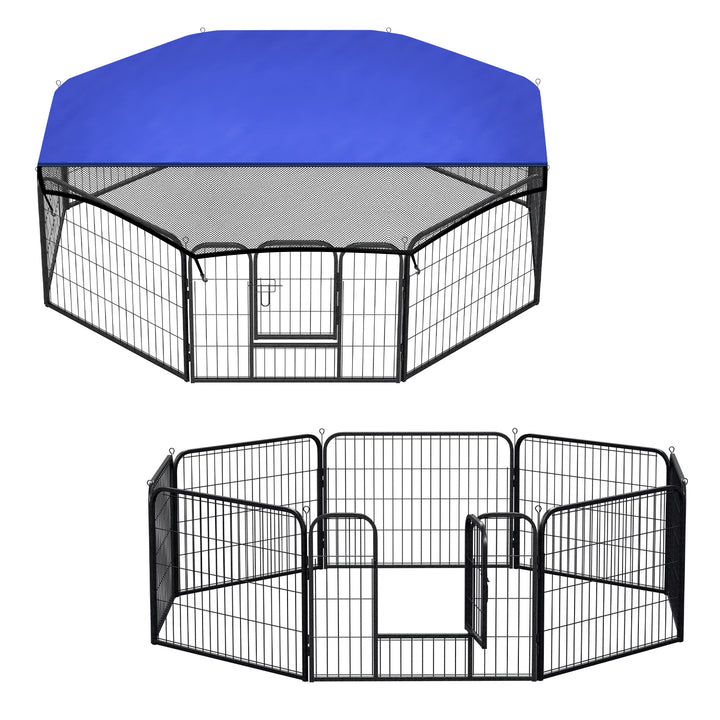 Sonnewelt Welpenlaufstall 8-teilig 60cm hoch Faltbar