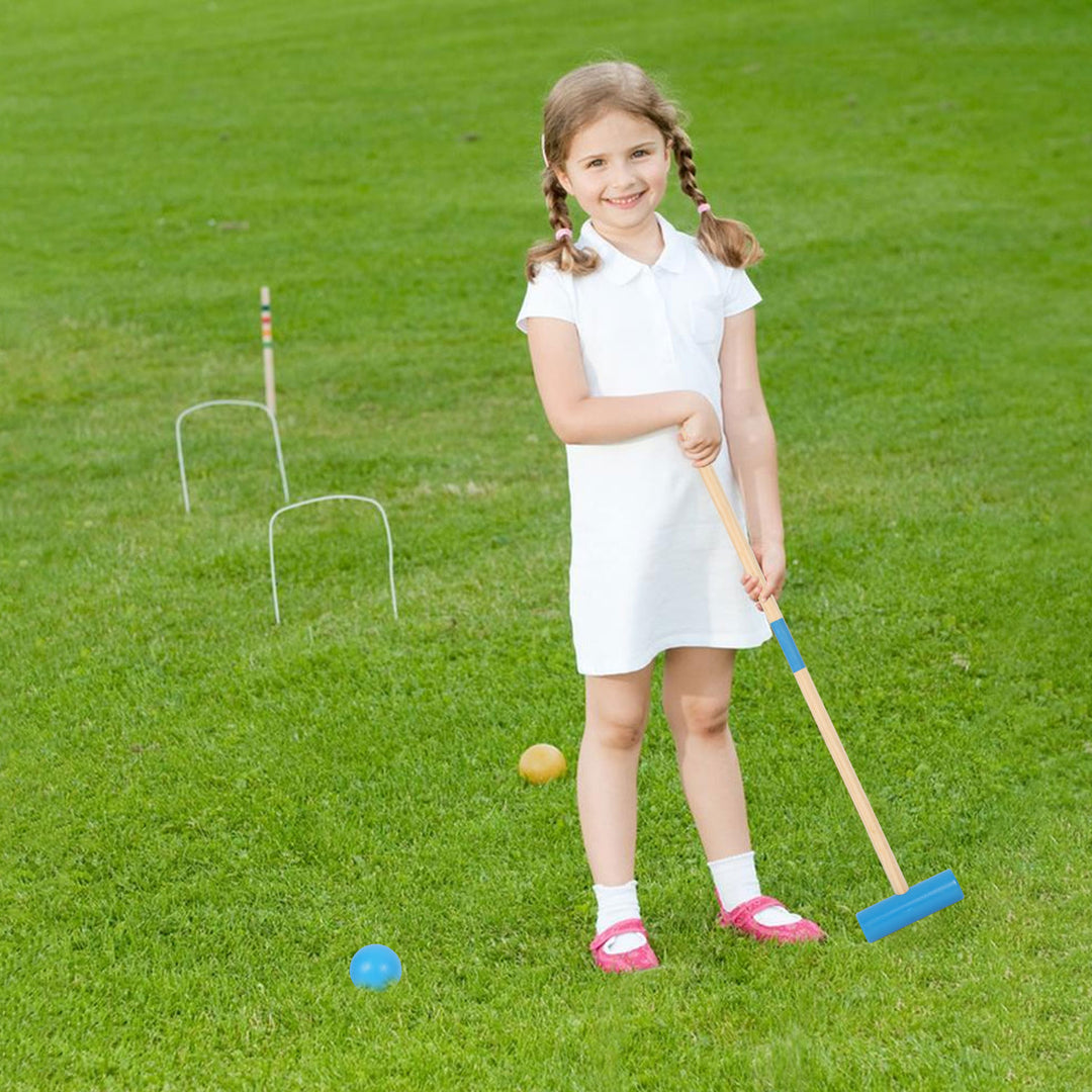 Sonnewelt Krocket Spiel 2-4 Spieler Croquet Set
