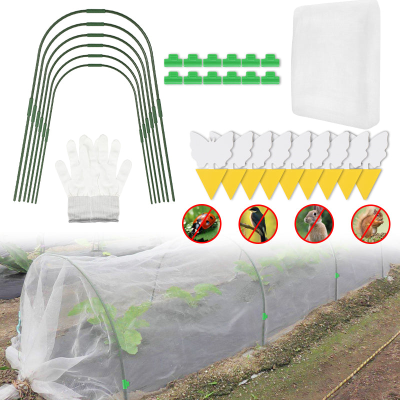 Sonnewelt Garteninsektennetz Pflanzenschutznetz 3x9m/3x10m