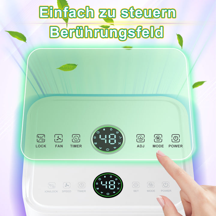 Sonnewelt Luftentfeuchter 16L mit Timerfunktion, Wäschetrockungsfunktion, Abtaufunktion