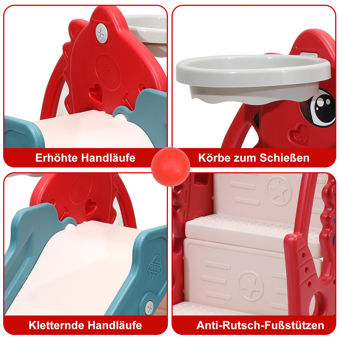 Sonnewelt Kinderrutsche Faltbar 4 in 1