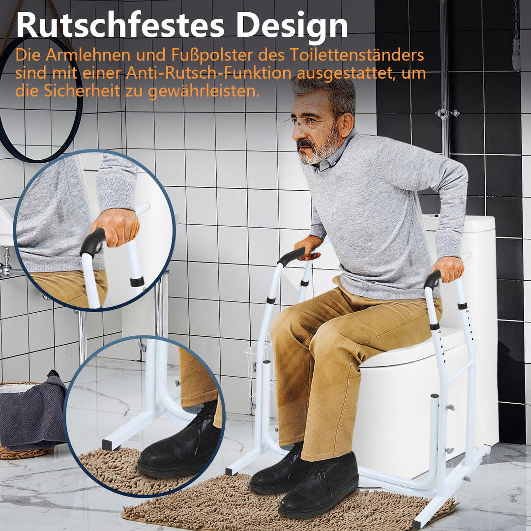 Sonnewelt Toiletten Aufstehhilfe Toilettenstütze Höhenverstellbar