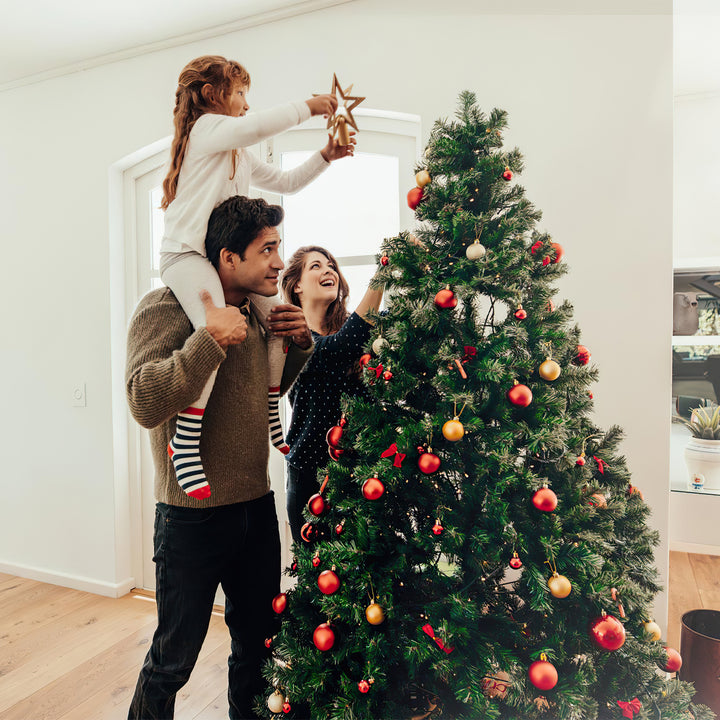 Sonnewelt Christbaum Künstlicher Weihnachtsbaum Grün/Weiß