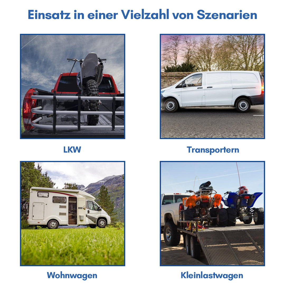 Sonnewelt Airlineschiene 4x 1m Aluminium für Wohnmobile und LKW