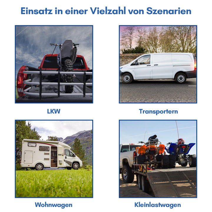 Sonnewelt Airlineschiene 4x 1m Aluminium für Wohnmobile und LKW