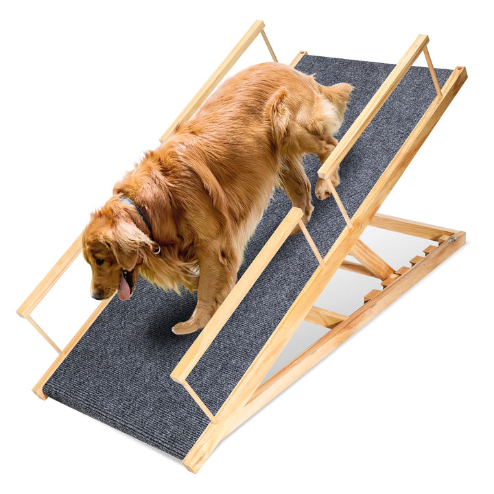Sonnewelt Hunderampe Hundetreppe aus Holz