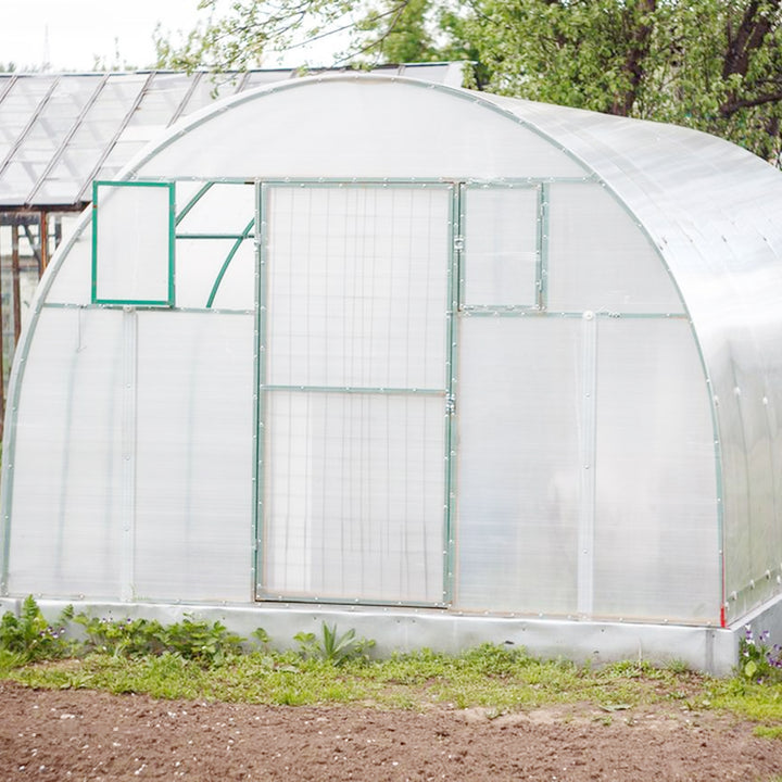 Sonnewelt Polycarbonat Hohlkammerstegplatten 8mm 5 Stück für Gewächshaus