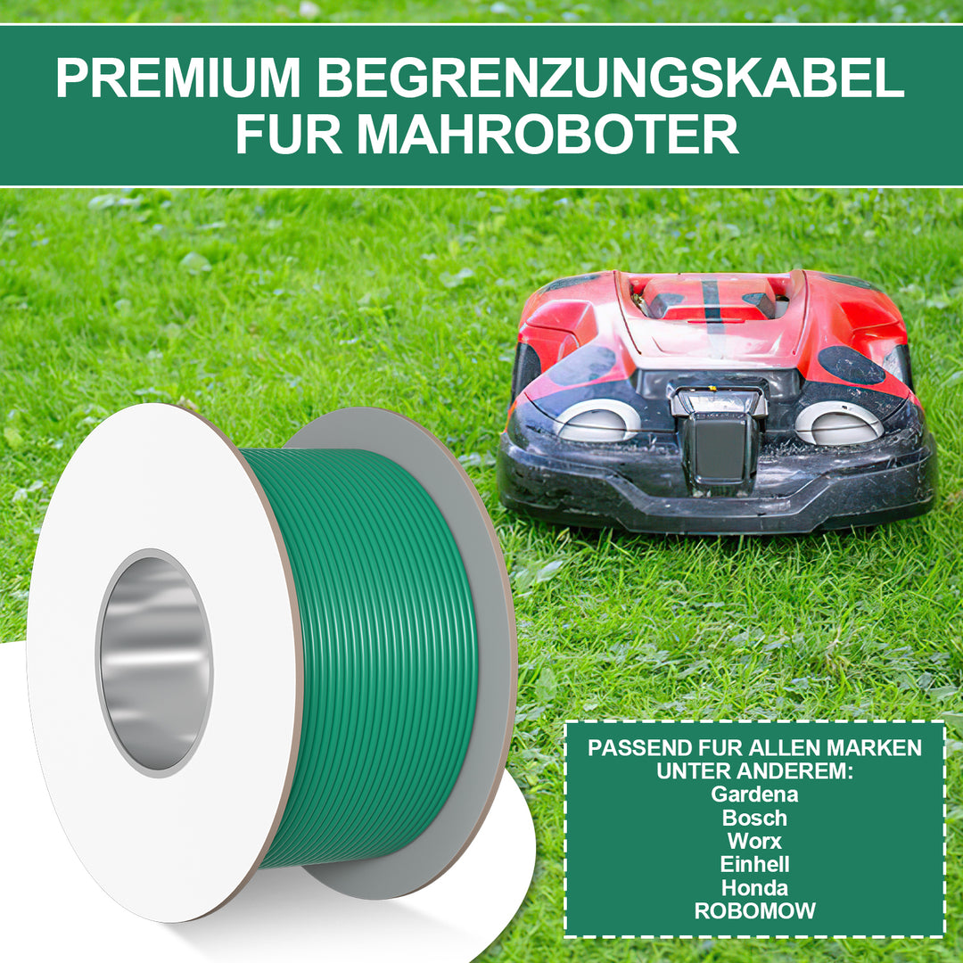 Sonnewelt Begrenzungskabel Set Mähroboter 100m