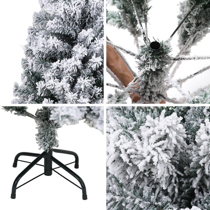 Sonnewelt Weihnachtsbaum Künstlich mit Schnee