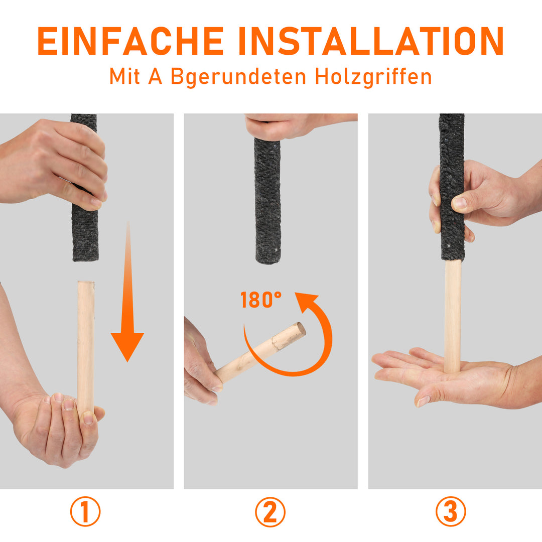 Sonnewelt Wachsfackeln Fackeln für Outdoor Brennzeit 45 min