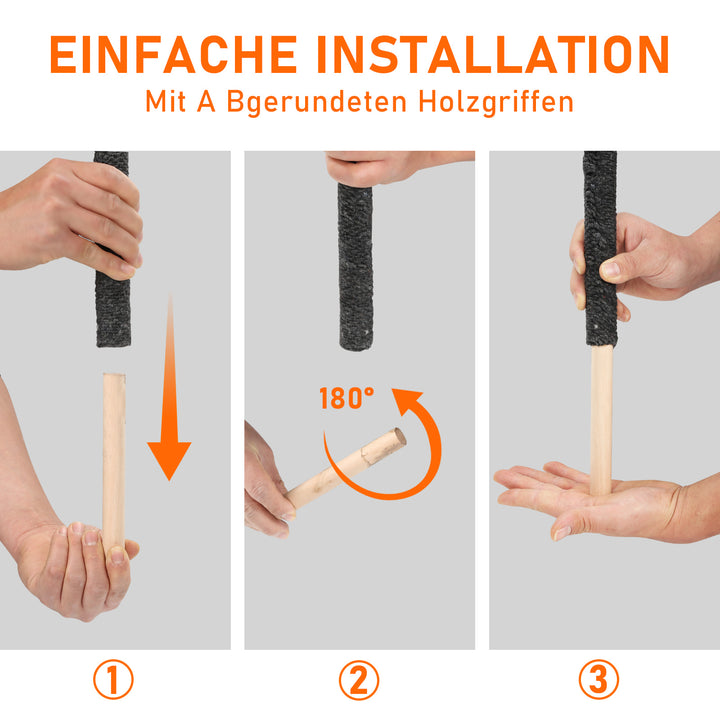 Sonnewelt Wachsfackeln Fackeln für Outdoor Brennzeit 45 min