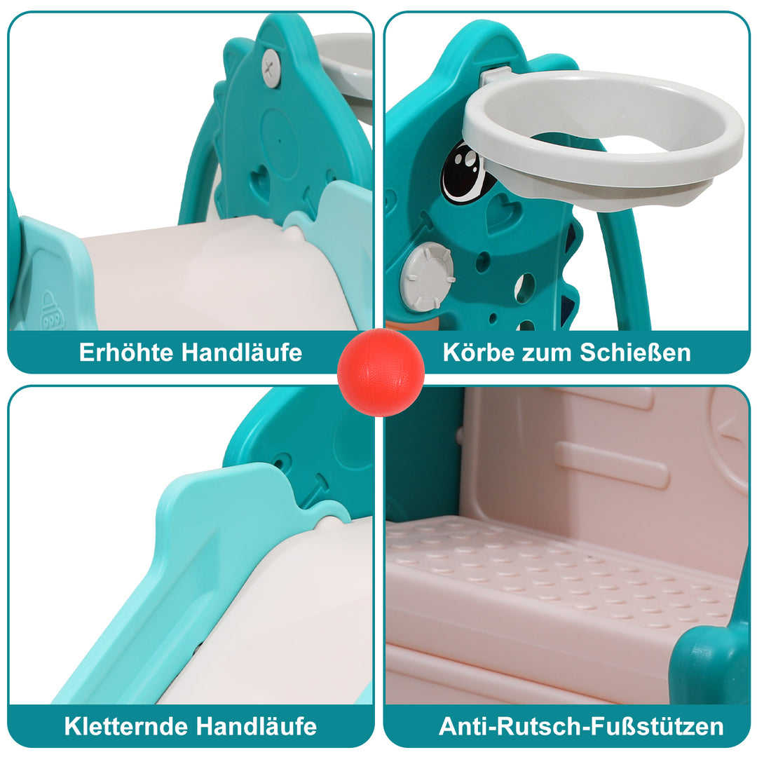 Sonnewelt Kinderrutsche Faltbar 4 in 1
