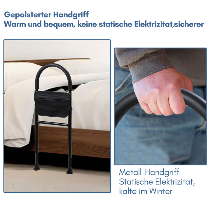 Sonnewelt Aufstehhilfe Bett mit Unterstützung Beine und Lagerung Tasche