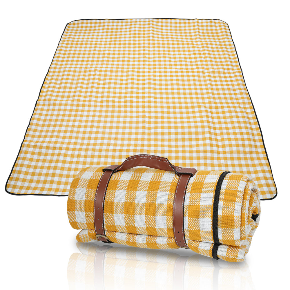 Sonnewelt Picknickdecke wasserdicht tragbar (200×200cm)