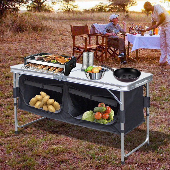 Sonnewelt Campingküche Faltbar 2 Fächer
