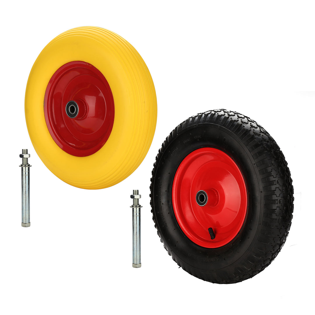 Sonnewelt Schubkarrenrad Vollgummi/Luftbereift 4.80 4.00-8