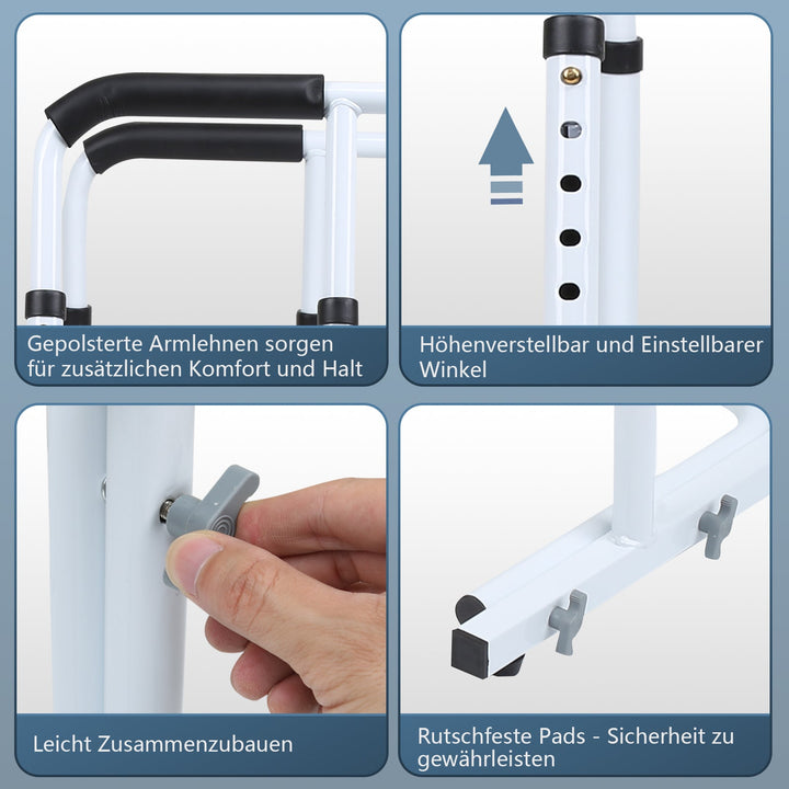 Sonnewelt Toiletten Aufstehhilfe Toilettenstütze Höhenverstellbar
