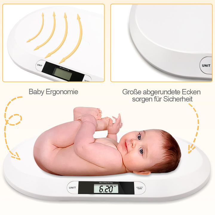Sonnewelt Babywaage Kinderwaage digital