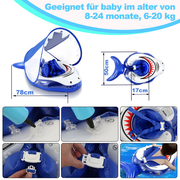 Sonnewelt Baby Schwimmring Schwimmender Aufblasbare