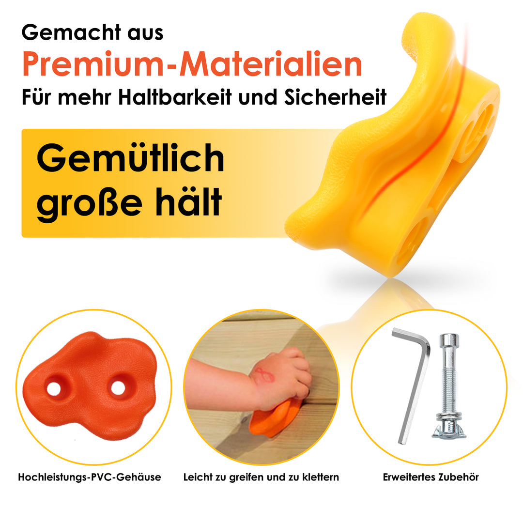 Sonnewelt Klettergriffe Outdoor 10/25PCS  Kinder