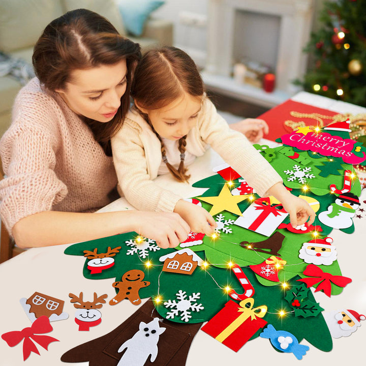 Sonnewelt Filz LED Weihnachtsbaum 105cm DIY