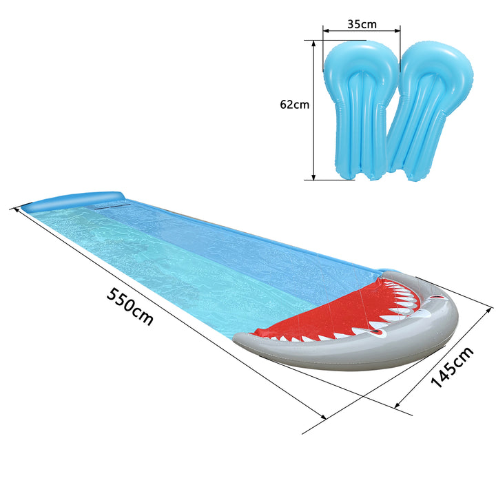 Sonnewelt Kinder Wasserrutsch PVC Rasen Pool