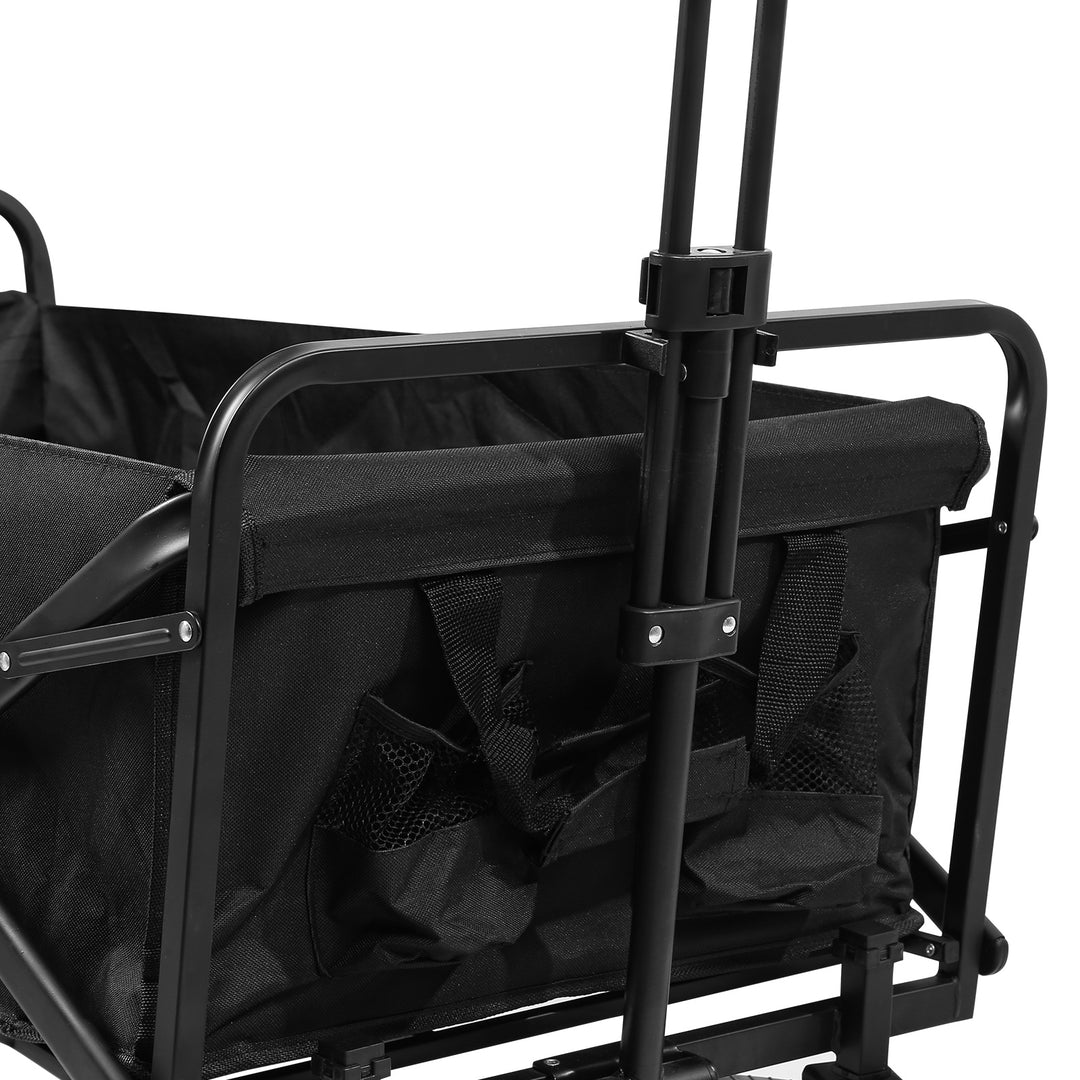 Sonnewelt Bollerwagen faltbar Transportwagen 100kg Belastbarkeit