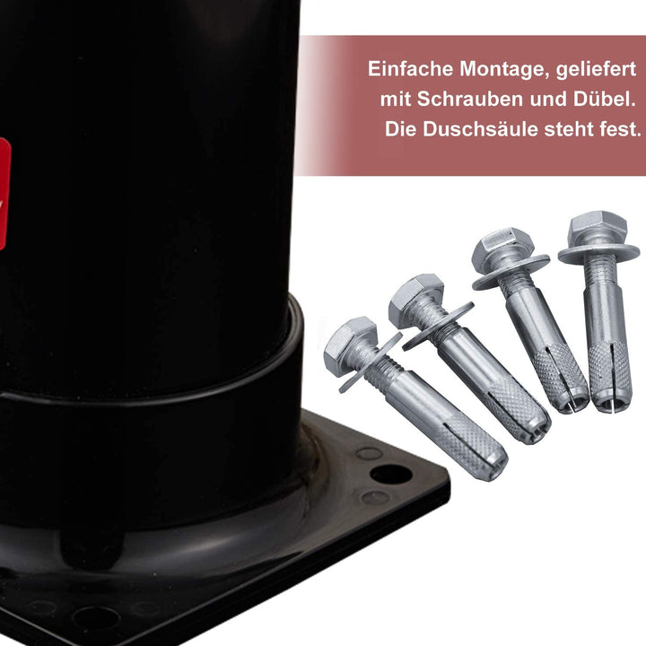 Sonnewelt 20L Solardusche mit Duschkopf