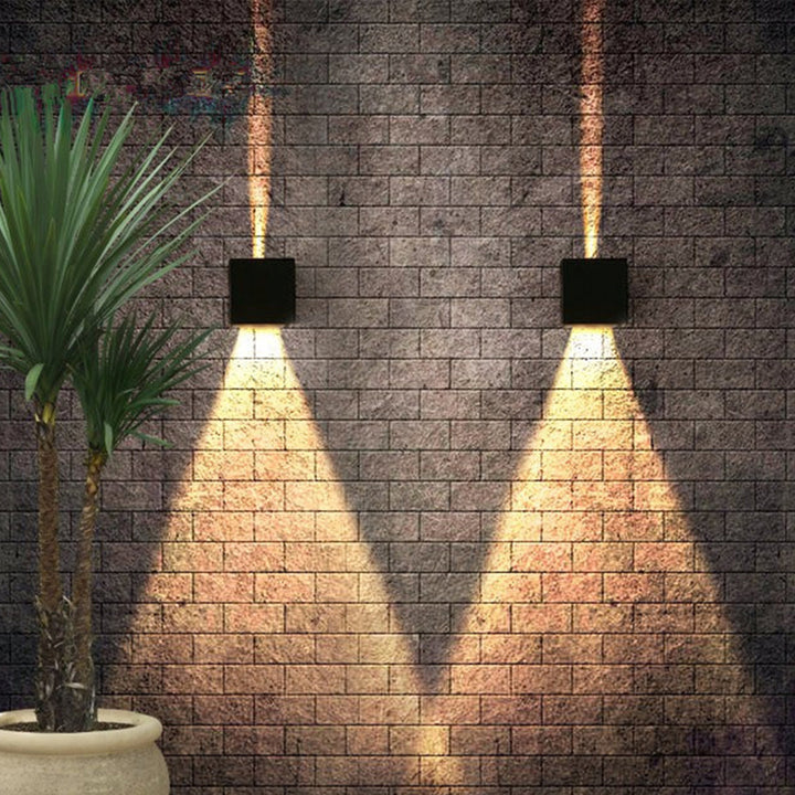 Sonnewelt LED Wandleuchte Wasserdicht Außen 7W/12W